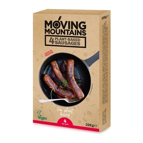  Moving Mountains - Salchichas No Pork 4x57gr (Retail) -  True Vegan S.L