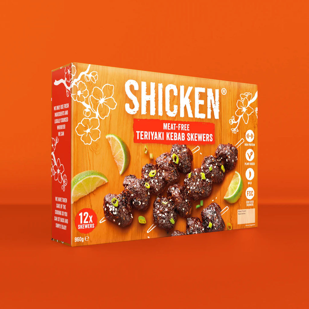  Shicken - Brochetas Teriyaki Kebab (960g) -  True Vegan