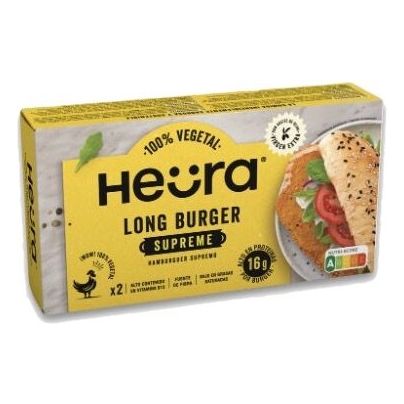  Heura - Long Burger Supreme Retail 210g -  True Vegan S.L