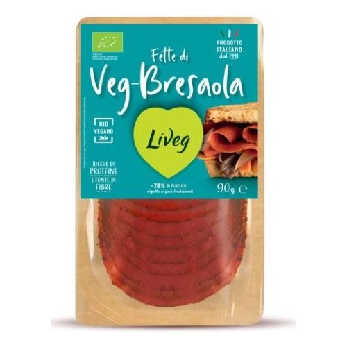 Liveg - Lonchas Estilo Bresaola (Fette Veg Bresaola) -  True Vegan S.L