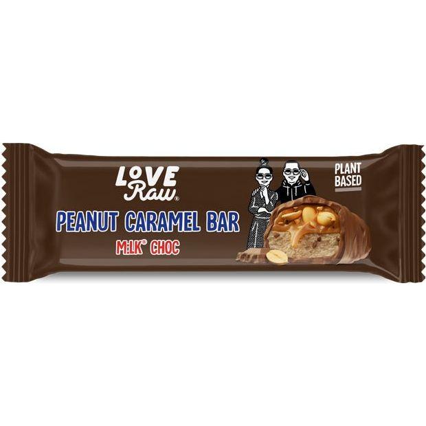  Love Raw - Barritas Estilo Snickers (Peanut Caramel Bar Milk Choc) (40g) -  True Vegan S.L