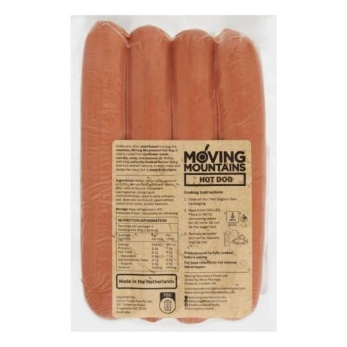  Moving Mountains - Hot Dog (4x90g) -  True Vegan S.L