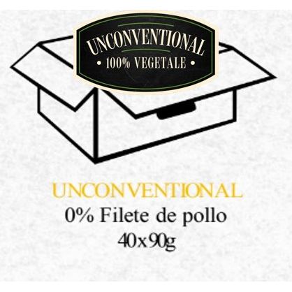  Unconventional - Filetes Vegetales (Chicken Fillet) HORECA (40x90g) -  True Vegan S.L
