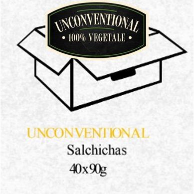  Unconventional - Salchicha Vegetal HORECA (40x90g) -  True Vegan S.L